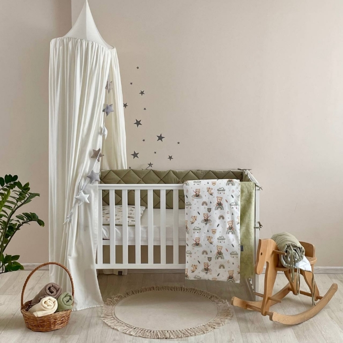 Set lenjerie Patut BebeCopii 6 piese Mix Bear (11)